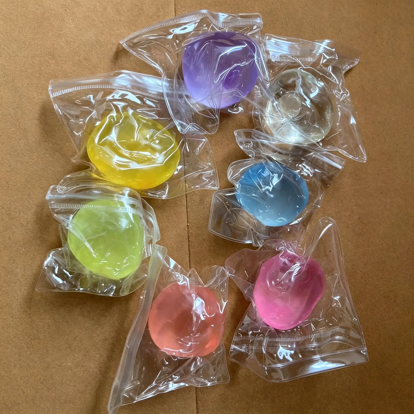 Handmade Coconut Oil Stress Ball - Moldable Slow Rebound Fidget Toy for Anxiety Relief and Sensory Stimulation, 1 Count