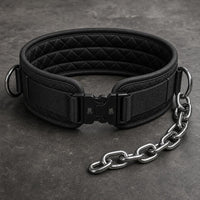 Cinturón lastrado con cadena de acero, vista frontal completa